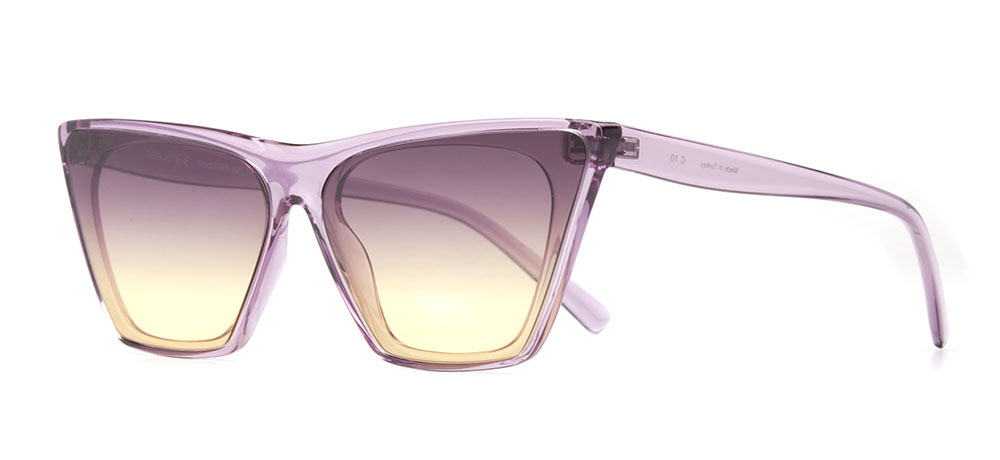 BENX SUNGLASSES BXGÜNŞ9265-C.10 Güneş Genç Kadın Köşeli Çerçeveli Grilamid (TR90) UV400 - 2