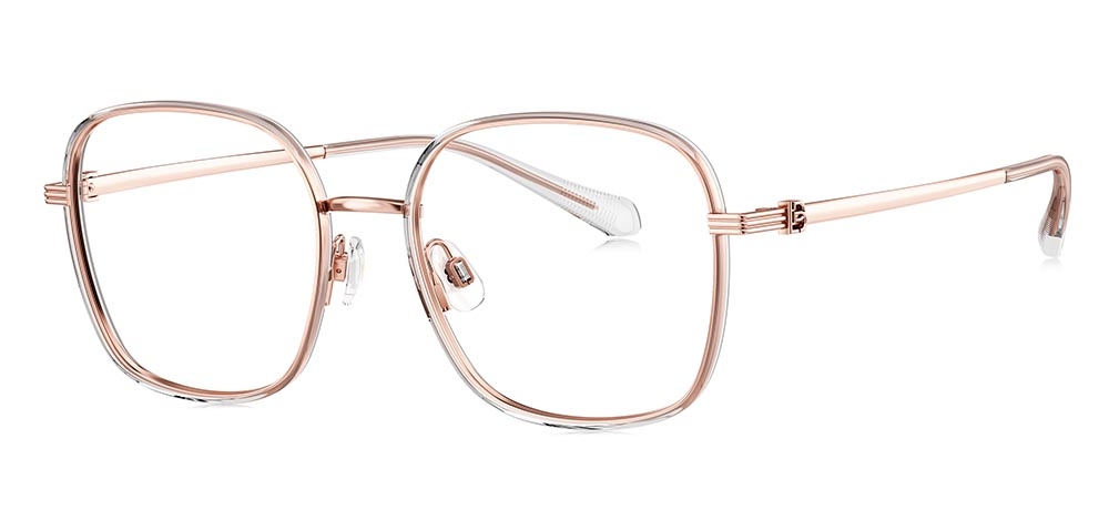 BOLON BA6021-B93 Optik Genç Kadın Köşeli Çerçeveli Titanyum - 2