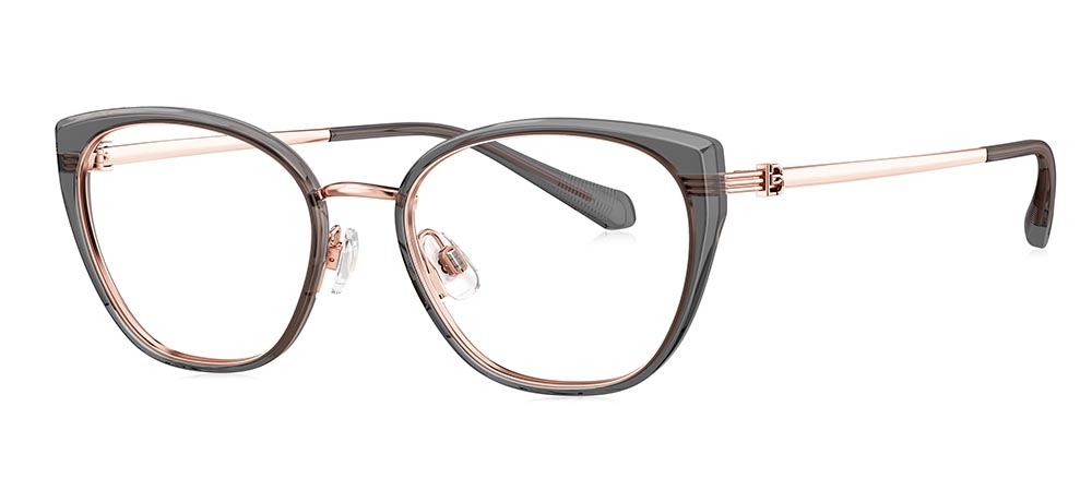 BOLON BA6023-B13 Optik Genç Kadın Çekik Çerçeveli Titanyum - 2
