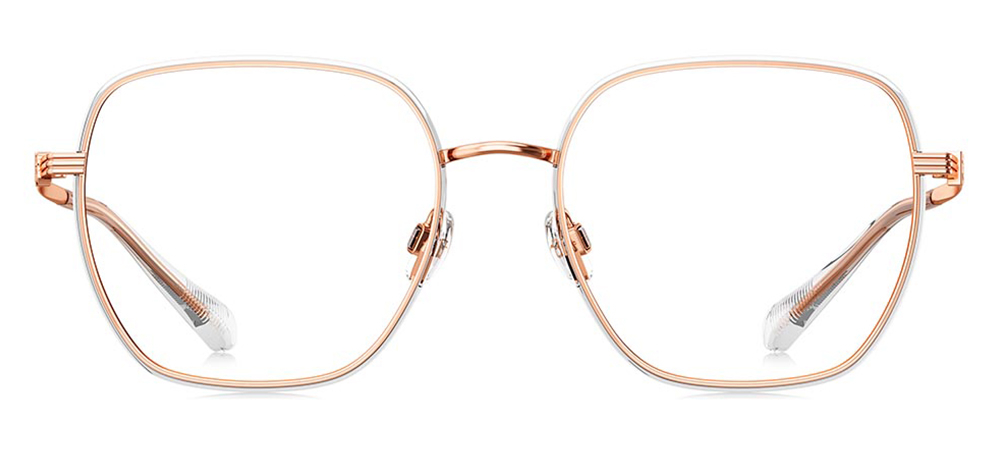 BOLON BA6053-B93 Optik Genç Kadın Köşeli Çerçeveli Titanyum - 1