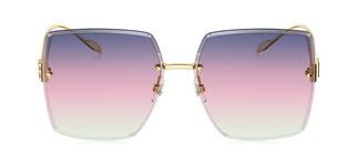 BOLON BL7138-A62 Güneş Genç,Yetişkin Kadın Köşeli Çerçevesiz Titanyum UV400 