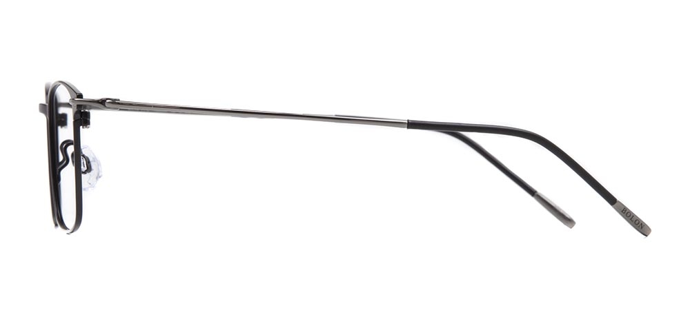 BOLON BT1605-B11 Optik Genç Erkek Köşeli Çerçeveli Titanyum - 3