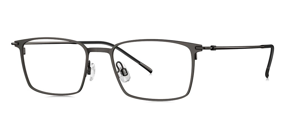BOLON BT1605-B91 Optik Genç Erkek Köşeli Çerçeveli Titanyum - 2
