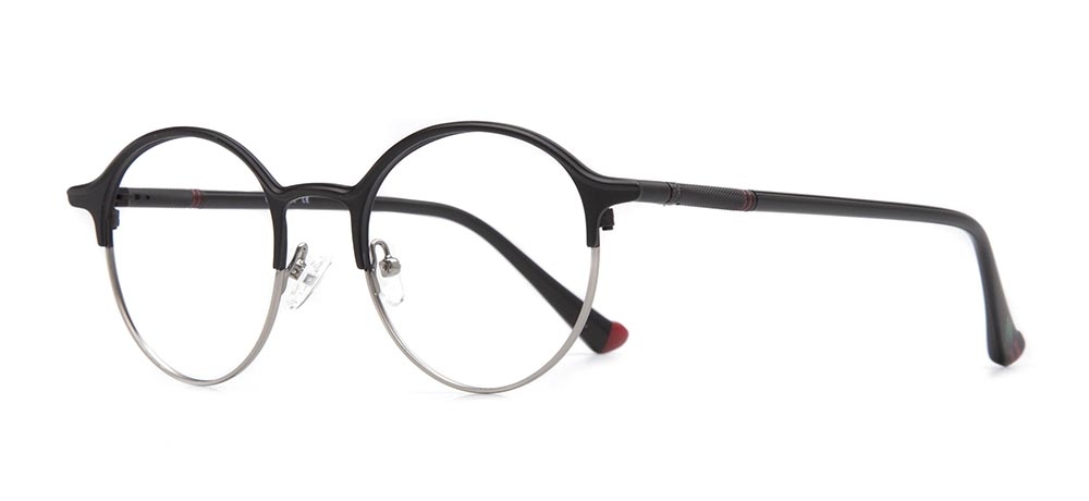 CARETTA CRTTA 7570-C1 Optik Genç,Yetişkin Erkek,Kadın,Unisex Yuvarlak Çerçeveli Metal - 2