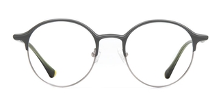 CARETTA CRTTA 7570-C3 Optik Genç,Yetişkin Erkek,Kadın,Unisex Yuvarlak Çerçeveli Metal 