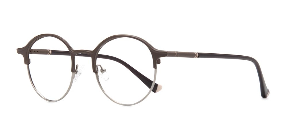 CARETTA CRTTA 7570-C4 Optik Genç,Yetişkin Erkek,Kadın,Unisex Yuvarlak Çerçeveli Metal - 2