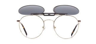CARETTA CRTTA 7574-C1 Optik,Güneş Genç Erkek,Kadın,Unisex Oval Çerçeveli Metal 