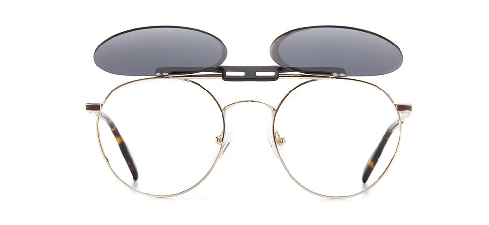 CARETTA CRTTA 7574-C1 Optik,Güneş Genç Erkek,Kadın,Unisex Oval Çerçeveli Metal - 1