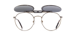 CARETTA CRTTA 7574-C4 Optik,Güneş Genç,Yetişkin Erkek,Kadın,Unisex Oval Çerçeveli Metal 