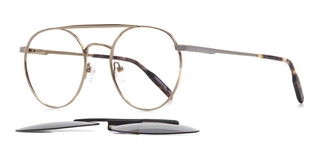 CARETTA CRTTA 7574-C4 Optik,Güneş Genç,Yetişkin Erkek,Kadın,Unisex Oval Çerçeveli Metal - CARETTA (1)