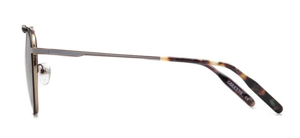 CARETTA CRTTA 7574-C4 Optik,Güneş Genç,Yetişkin Erkek,Kadın,Unisex Oval Çerçeveli Metal - 3