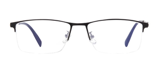 CARETTA CRTTA 7578-C1 Optik Genç Erkek Köşeli Yarım Çerçeveli Metal 