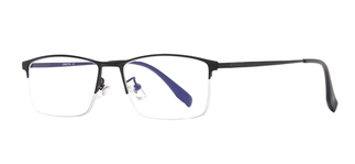 CARETTA CRTTA 7578-C2 Optik Genç Erkek Köşeli Yarım Çerçeveli Metal - CARETTA (1)