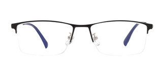 CARETTA CRTTA 7578-C3 Optik Genç Erkek Köşeli Yarım Çerçeveli Metal 