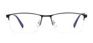 CARETTA CRTTA 7578-C4 Optik Genç Erkek Köşeli Yarım Çerçeveli Metal 