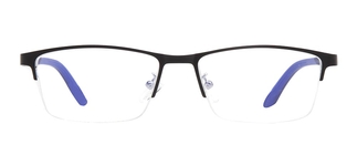 CARETTA CRTTA 7580-C4 Optik Genç Erkek Köşeli Yarım Çerçeveli Metal 