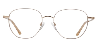 CARETTA CRTTA 7615-C.02 Optik Genç Kadın Köşeli Çerçeveli Titanyum 