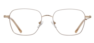 CARETTA CRTTA 7616-C.02 Optik Genç Kadın Köşeli Çerçeveli Titanyum 