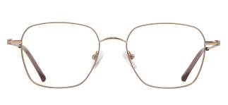 CARETTA CRTTA 7616-C.03 Optik Genç Kadın Köşeli Çerçeveli Titanyum 