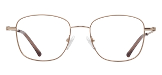 CARETTA CRTTA 7617-C.03 Optik Genç Kadın Köşeli Çerçeveli Titanyum 