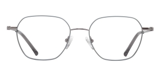 CARETTA CRTTA 7618-C.04 Optik Genç Kadın Köşeli Çerçeveli Titanyum 