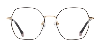 CARETTA CRTTA 7632-C.01 Optik Genç Kadın Geometrik Çerçeveli Titanyum 
