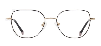 CARETTA CRTTA 7633-C.01 Optik Genç Kadın Geometrik Çerçeveli Titanyum 