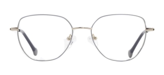 CARETTA CRTTA 7633-C.04 Optik Genç Kadın Geometrik Çerçeveli Titanyum 