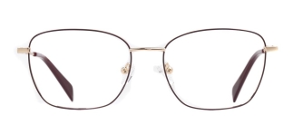 CARETTA CRTTA 7636-C.02 Optik Genç Kadın Yarı-Oval Çerçeveli Titanyum 