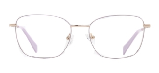 CARETTA CRTTA 7636-C.03 Optik Genç Kadın Yarı-Oval Çerçeveli Titanyum 