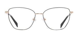 CARETTA CRTTA 7637-C.04 Optik Genç Kadın Geometrik Çerçeveli Titanyum 