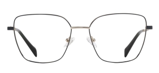 CARETTA CRTTA 7639-C.02 Optik Genç Kadın Geometrik Çerçeveli Titanyum 
