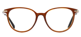 CARETTA CRTTA 7661-C.04 Optik Genç Erkek,Kadın,Unisex Oval Çerçeveli Asetat 