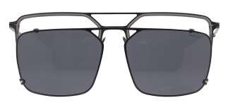 CARETTA CRTTA 7689-C1 Clipon,Optik Genç Erkek Köşeli Çerçeveli Titanyum 