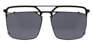 CARETTA CRTTA 7689-C3 Clipon,Optik Genç Erkek Köşeli Çerçeveli Titanyum 