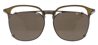 CARETTA CRTTA 7691-C1 Clipon,Optik Genç Erkek,Kadın,Unisex Oval Çerçeveli Titanyum 