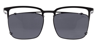 CARETTA CRTTA 7693-C3 Clipon,Optik Genç Erkek Köşeli Çerçeveli Metal 