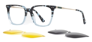 CARETTA CRTTA 7703-C.02 Clipon, Optik Genç Kadın Köşeli Çerçeveli Asetat - CARETTA (1)