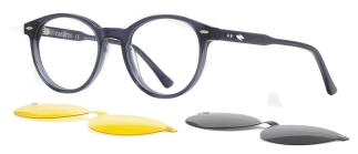 CARETTA CRTTA 7708-C.02 Clipon, Optik Genç Erkek,Kadın,Unisex Oval Çerçeveli Asetat - CARETTA (1)