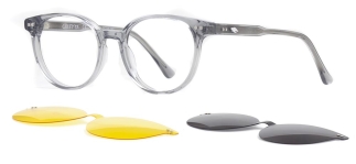 CARETTA CRTTA 7709-C.03 Clipon, Optik Genç Erkek,Kadın,Unisex Yuvarlak Çerçeveli Asetat - CARETTA (1)