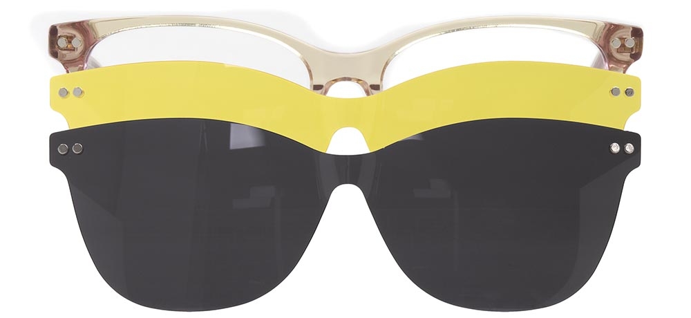 CARETTA CRTTA 7710-C.02 Clipon, Optik Genç Kadın Oval Çerçeveli Asetat - 1