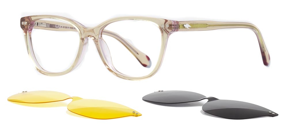 CARETTA CRTTA 7710-C.02 Clipon, Optik Genç Kadın Oval Çerçeveli Asetat - 2