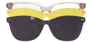 CARETTA CRTTA 7710-C.02 Clipon,Optik Genç Kadın Köşeli Çerçeveli Asetat - CARETTA