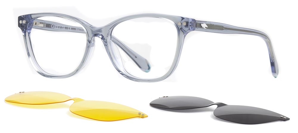 CARETTA CRTTA 7710-C.03 Clipon, Optik Genç Kadın Oval Çerçeveli Asetat - 2
