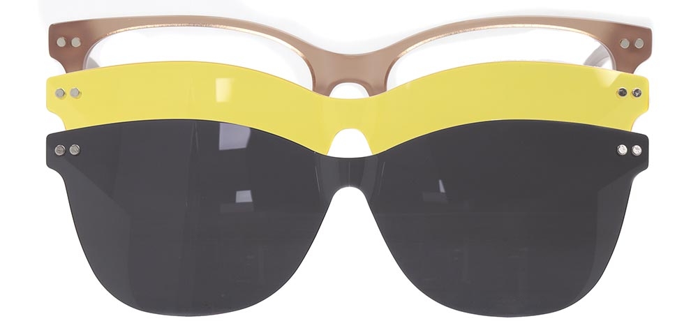 CARETTA CRTTA 7710-C.06 Clipon, Optik Genç Kadın Oval Çerçeveli Asetat - 1