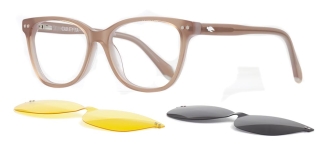 CARETTA CRTTA 7710-C.06 Clipon,Optik Genç Kadın Köşeli Çerçeveli Asetat - CARETTA (1)