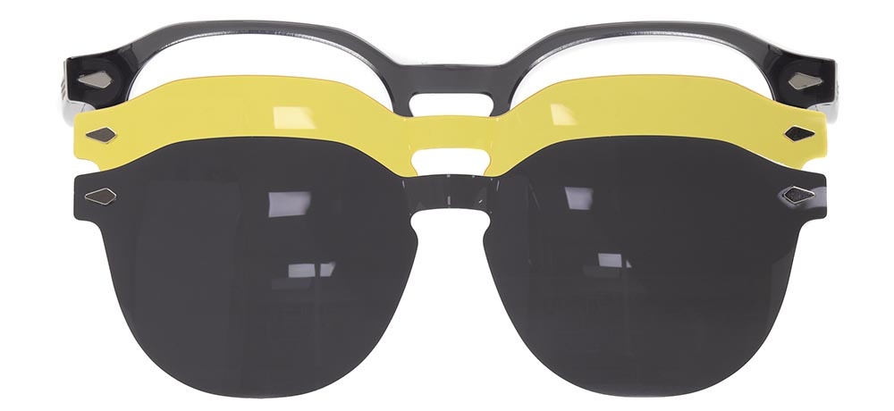 CARETTA CRTTA 7716-C.02 Clipon, Optik Genç Erkek,Kadın,Unisex Oval Çerçeveli Asetat - 1
