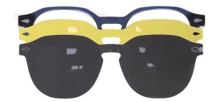 CARETTA CRTTA 7716-C.05 Clipon, Optik Genç Erkek,Kadın,Unisex Oval Çerçeveli Asetat 