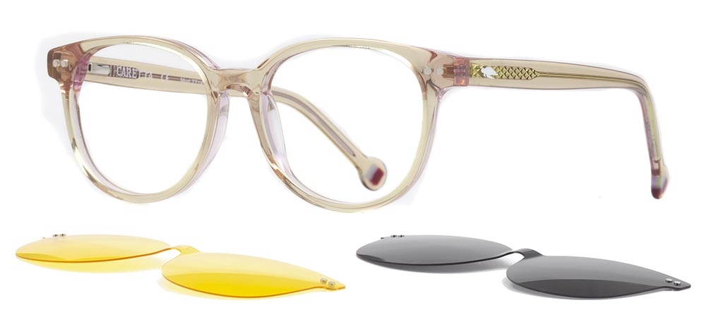 CARETTA CRTTA 7718-C.03 Clipon, Optik Genç Erkek,Kadın,Unisex Oval Çerçeveli Asetat - 2