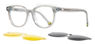 CARETTA CRTTA 7718-C.06 Clipon, Optik Genç Erkek,Kadın,Unisex Oval Çerçeveli Asetat - CARETTA (1)